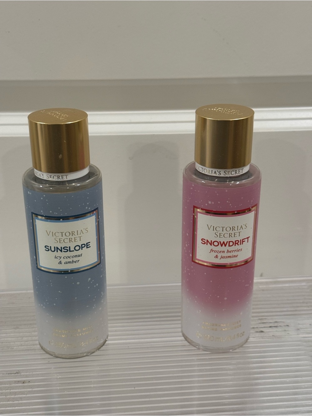 NEW Victoria's Secret Sunslope & Snowdrift Body Mist Duo